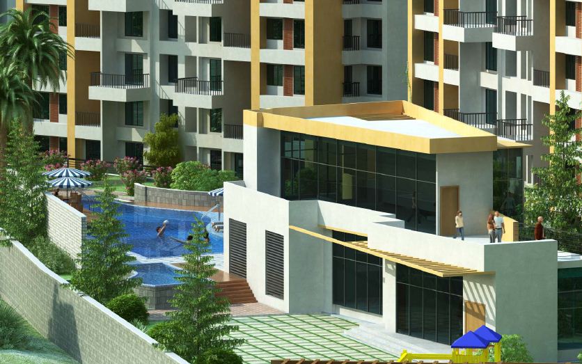 1457 Sq.Ft. 3 BHK Residential Apartment @ 1.19 Cr for Sale in Wakad, 